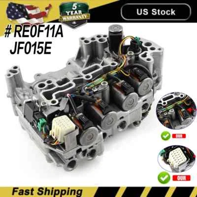 JF015E RE0F11A 2014-2018 Valve Body W / Solenoids Nissan Versa Note - Image 1 of 4