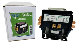 Tuttokool GC2740M 2 Pole Contactors 40Amp 24VAC 50/60Hz in - Picture 1 of 5