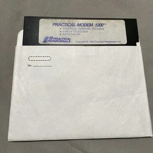 Practical Modem 1200 Practical Pheripherals software vintage 1985  - Bild 1 von 3
