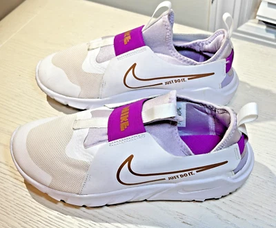 Nike Flex Runner 2 GS White Violet Frost DJ6038-101 - Size 6Y - Image 1 of 4