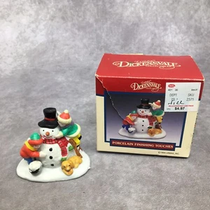 Lemax Dickensvale Finishing Touches Snowman & Kids-Box damaged - Picture 1 of 12