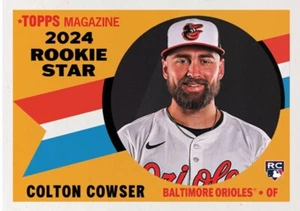 2024 TOPPS 1960 ROOKIE STARS  CARD THROWBACK SET 45 ORIOLES COLTON COWSER #135 - Picture 1 of 1