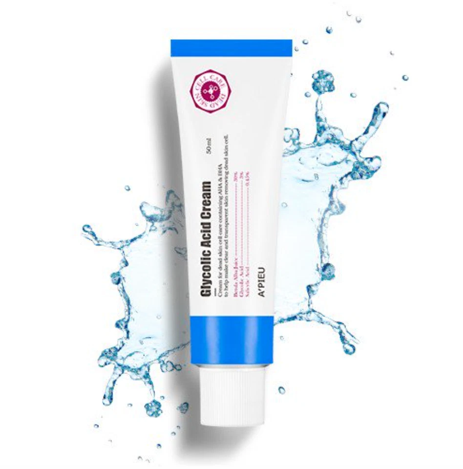 Crema de ácido glicólico A'PIEU Apieu 50 ml + 1 muestra ¡Oferta de vendedor de EE. UU.!! Foto 1 de 1