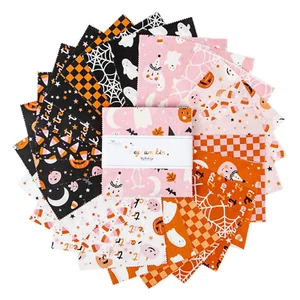 Riley Blake - HEY PUMPKIN  BY MY MINDS EYE  5" X 5" CHARM PACK QUILT fabric - Picture 1 of 2