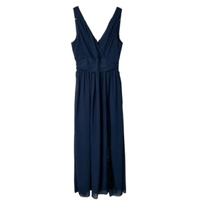 NEW Modcloth Navy Maxi Dress Womens Size 6 Evening Wedding Formal - Picture 1 of 10