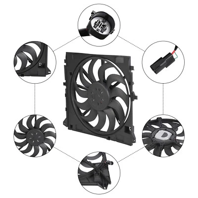 Radiator Cooling Fan Assembly Fits 15-22 Chevrolet Colorado/Canyon 3.6L 84188461 - Imagen 1 de 4