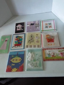Greeting Cards 3D All Occasions LOT of 10 NEW with Envelopes - Picture 1 of 6
