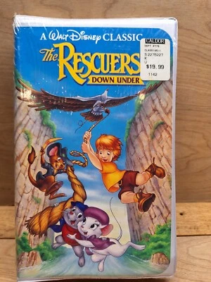 disney THE RESCUERS DOWN UNDER VHS new still sealed - Image 1 of 4