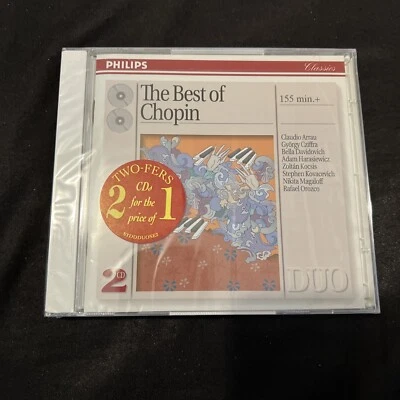 The Best of Chopin (CD, 1995, 2 Discs, Philips) New Sealed Ships In Box Foto 1 de 2