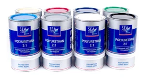 Sea-Line 2K PU barniz de barco barniz de yate barniz de cubierta de alto brillo 750 ml - Imagen 1 de 4