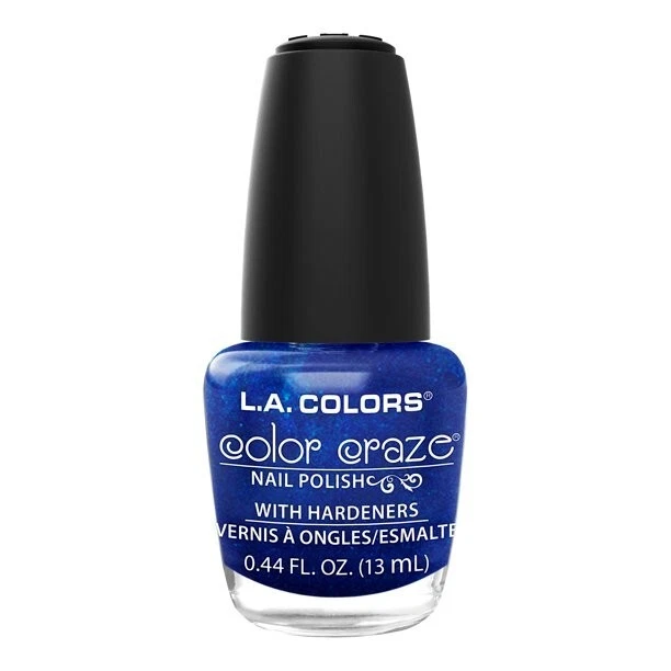 L.a. Colors Color Craze Nail Polish Np424 Wired Blue