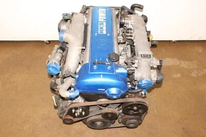 JDM Toyota 1JZ-GTE VVTi 2.5L Twin Turbo Engine Front Sump Motor 1JZGTE ETCS - Picture 1 of 15