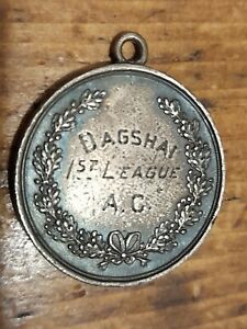 Medallion Medal Dagshai 1st League  A C (Army Camp? Sports?) India - World War ?