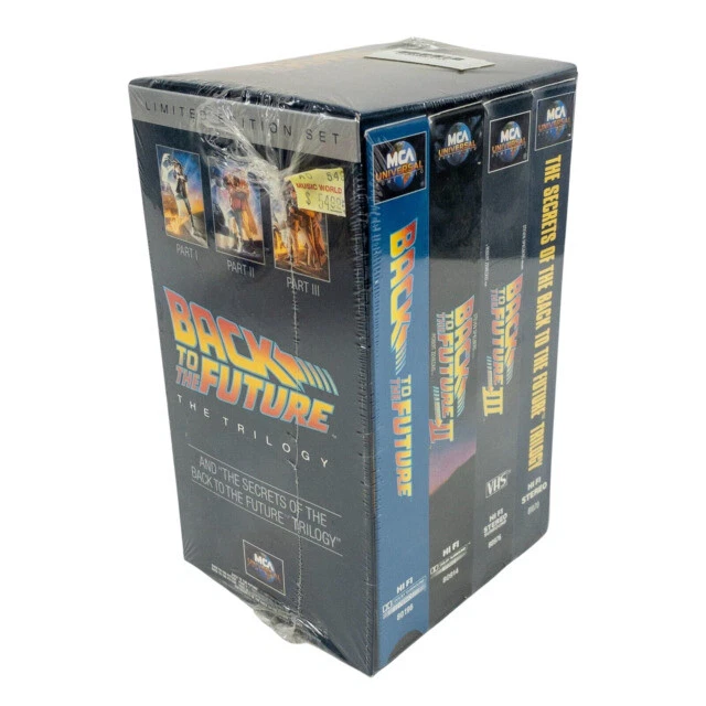 Back to the Future Trilogy and the Secrets of the Trilogy (VHS, 1991, Limited Edition)