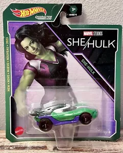 Mattel Nova  Hot Wheels Marvel She-Hulk Character Car Version New for 2023 - Picture 1 of 2