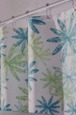 Cortina de ducha de tela InterDesign ADA 72" x 72" nueva en paquete Foto 1 de 4