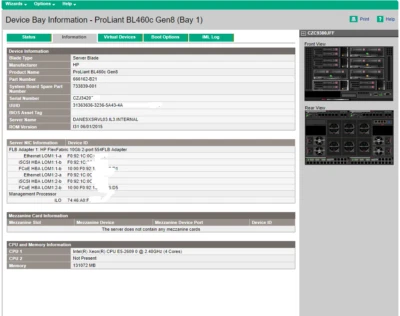 HP BL460C G8 654609-001 640870-001 2*e5-2670 32gb ram p220 BBU & CACHE - Image 1 of 4