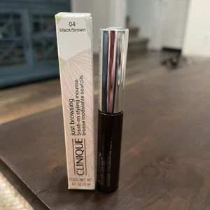 NIB Full Size Clinique Just Browsing Brush On Styling Mousse - 04 Black Brown - Picture 1 of 1