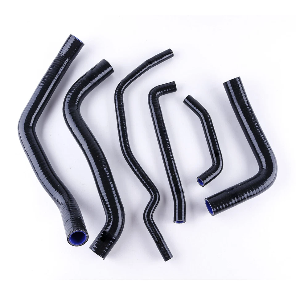 Black Fit 2006 2007 2008 2009 Suzuki GSXR600 GSXR750 Silicone Radiator Hose Kits - Imagem 1 de 4