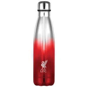 Liverpool FC Water Bottle 500ML Metallic Flask SS Football Gift Official License - Picture 1 of 3