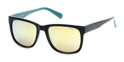 Óculos de sol Guess novo em folha - GU6883 05Q - Preto com lente espelhada verde - Imagem 1 de 3