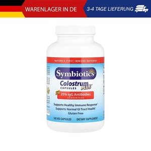 Symbiotics, Kolostrum Plus, 240 pflanzliche Kapseln - Bild 1 von 5