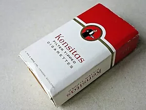 Vintage KENSITAS J.Wix & Sons 10 Cigarettes Tobacco EMPTY box - Picture 1 of 4