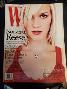 W Magazine Fashion Magazine from September 2002.   Reese Witherspoon Cover - Picture 1 of 3