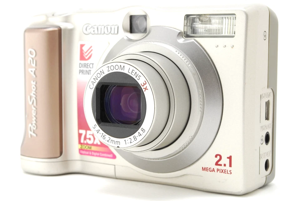 Canon PowerShot A20 2.0MP Digital Camera Tested Works Fine [MINT] From JAPAN - Image 1 of 4