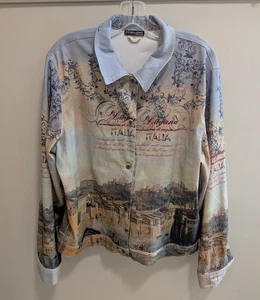 Chaqueta con botones Impulse California multicolor Italia escénica estampada XL - Imagen 1 de 4