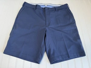 Peter Millar pantaloncino uomo 34 blu navy Salem performance golf piatto davanti 945 - Foto 1 di 3