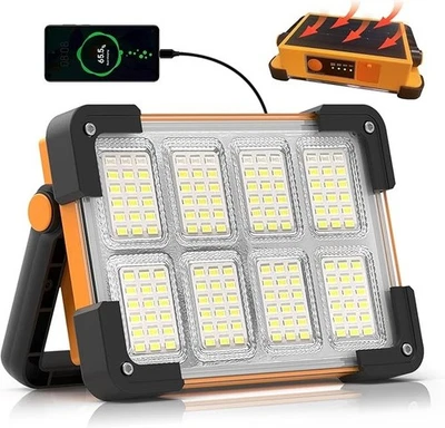 Rechargeable LED Work Light Waterproof 4 Modes USB Port Ultra-bright 6000Lum NEW - Image 1 of 4