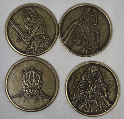 New Disney Sith Lords Set Coin Medallions Star Wars ⭐️Hard To Find⭐️ Bundle Lot - Image 1 of 4