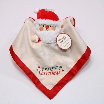 Pearhead Baby's First Christmas Santa Snuggle Blanket, Baby First Holiday Season Foto 1 de 4