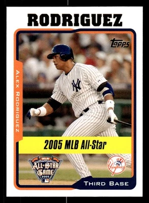 2005 TOPPS UPDATES & HIGHLIGHTS ALEX RODRIGUEZ UH176 MINT NEW YORK YANKEES - Image 1 of 2