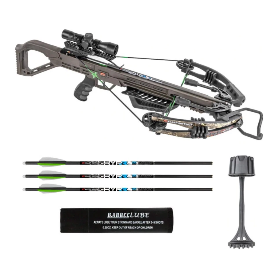 Killer Instinct Lethal 405 Scope Crossbow Package with 4x32 Crossbow Scope - Image 1 of 4