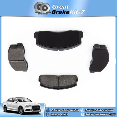 Front Disc Brake Pads Kit for 1984 1985 1986 1987 1988 1989 1990 Dodge Colt 1.6L - Image 1 of 4