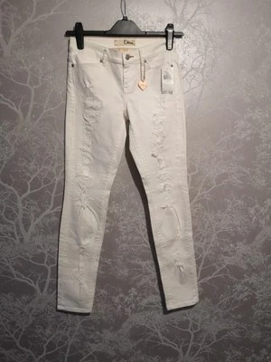 Pantalones de mezclilla ajustados de tiro medio Dittos Foto 1 de 4