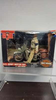 G.I. JOE U.S. Army Motor MP No. 2 HARLEY DAVIDSON Motor Cycle Hasbro Incomplete  - Image 1 of 4