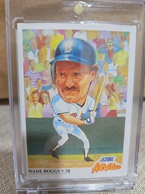 1991 Score - Wade Boggs #393 - Image 1 of 2