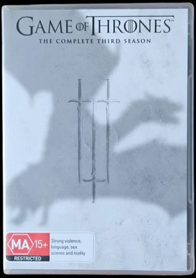 Game Of Thrones Season 3 2014 DVD Region 4 Complete Free Fast Despatch Post Aus - image 1 of 4