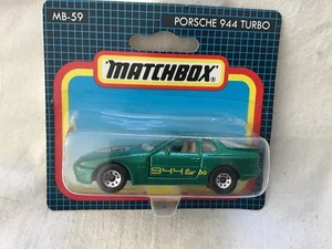 MATCHBOX MB 59 PORSCHE 944 TURBO - ON CARD - Picture 1 of 2