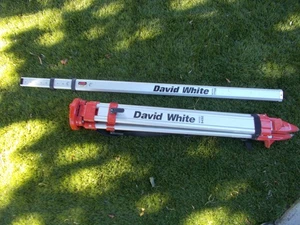 David White 9450 Transit verstellbares Stativ mit Gurt & 7703 Teleskopstange 9 Fuß - Bild 1 von 8