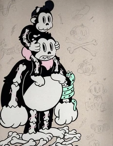 Cote Escriva Creepy Monkey 15.75" x 11.75" Hand Embellished Print Thunder Mates - Picture 1 of 22