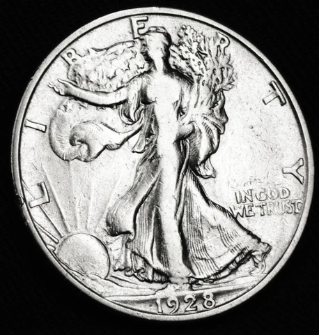 1928-s Liberty Walking Half Dollar.  High Grade (Inventory A) Cover