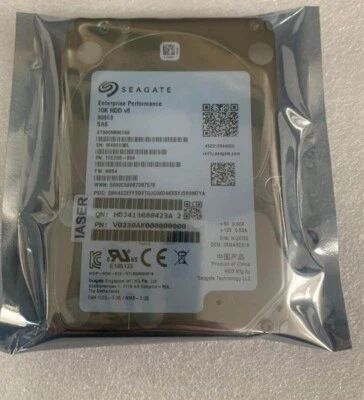 ST900MM0168 SEAGATE 900GB 12Gbs 128MB 10K 2.5'' SAS Hard Drive 100% Original New - Image 1 of 3