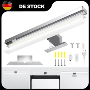 LED Spiegel-Leuchte, Badezimmer Bad Beleuchtung, Aufbau-Lampe IP44, Schminklicht - Bild 1 von 12