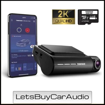 THINKWARE Q850 2K FRONT ONLY DASHCAM, BLUETOOTH, WIFI, 32GB, SUPER NIGHT VISION