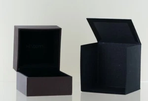 H. Stern Aufbewahrungsbox Verkaufsbox Braun Stoff - Bild 1 von 4