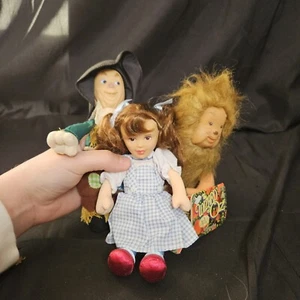 Wizard of Oz Dolls Merry-O Collection Dorothy, Cowardly Lion, Scarecrow 1998 - Picture 1 of 13